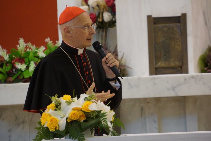 Arcivescovo Angelo Bagnasco - incontro zonale famiglie Levante